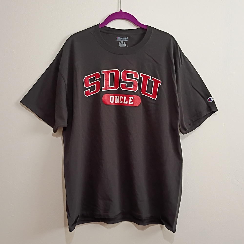 Champion Black SDSU Uncle San Diego State University Aztecs T-Shirt